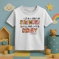 Prayer Jesus Clothed With Strength And Dignity Toddler T-Shirt thumb 3