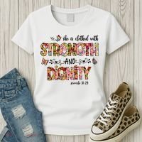 Prayer Jesus Clothed With Strength And Dignity Women's T-Shirt thumb 3