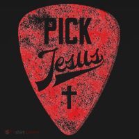 Pick Jesus Christian Music Pastor Guitar Red Pick Kids Sweatshirt thumb 2