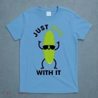 Pickle Just Dill With It Motivational Funny Sarcastic Great Gift T-Shirt thumb 4