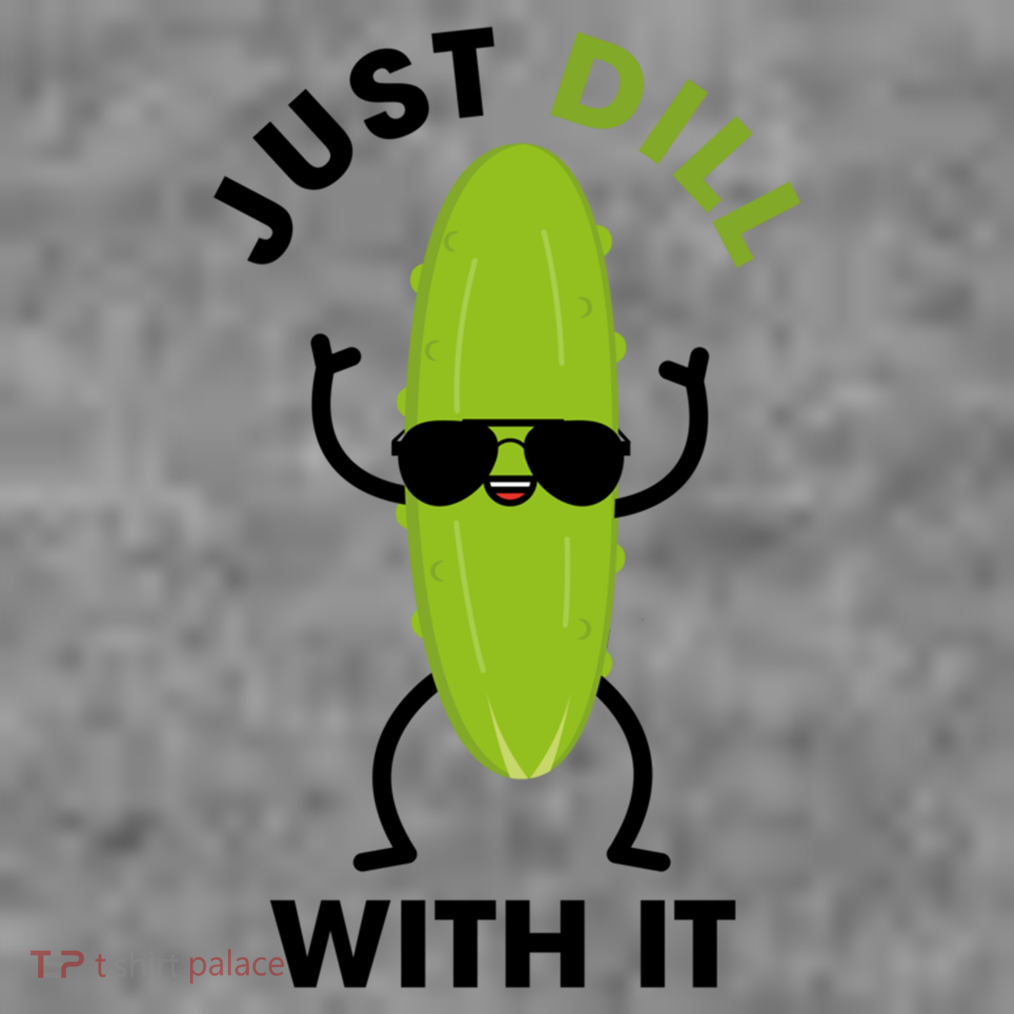Pickle Just Dill With It Motivational Funny Sarcastic Great Gift Toddler Hoodie