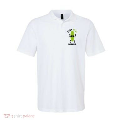 Pickle Just Dill With It Motivational Funny Sarcastic Great Gift Polo