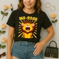 Passover Jewish Days Lion Roaring Hebrew Kindergarten Family Gift Comfort Colors Boxy T-Shirt thumb 2