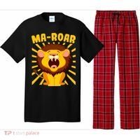 Passover Jewish Days Lion Roaring Hebrew Kindergarten Family Gift Pajama Set thumb 0
