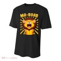 Passover Jewish Days Lion Roaring Hebrew Kindergarten Family Gift Youth Performance Sprint T-Shirt thumb 0