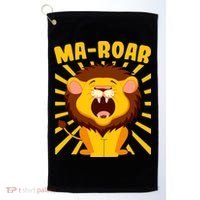 Passover Jewish Days Lion Roaring Hebrew Kindergarten Family Gift Golf Towel thumb 0