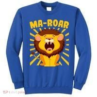 Passover Jewish Days Lion Roaring Hebrew Kindergarten Family Gift Sweatshirt thumb 0