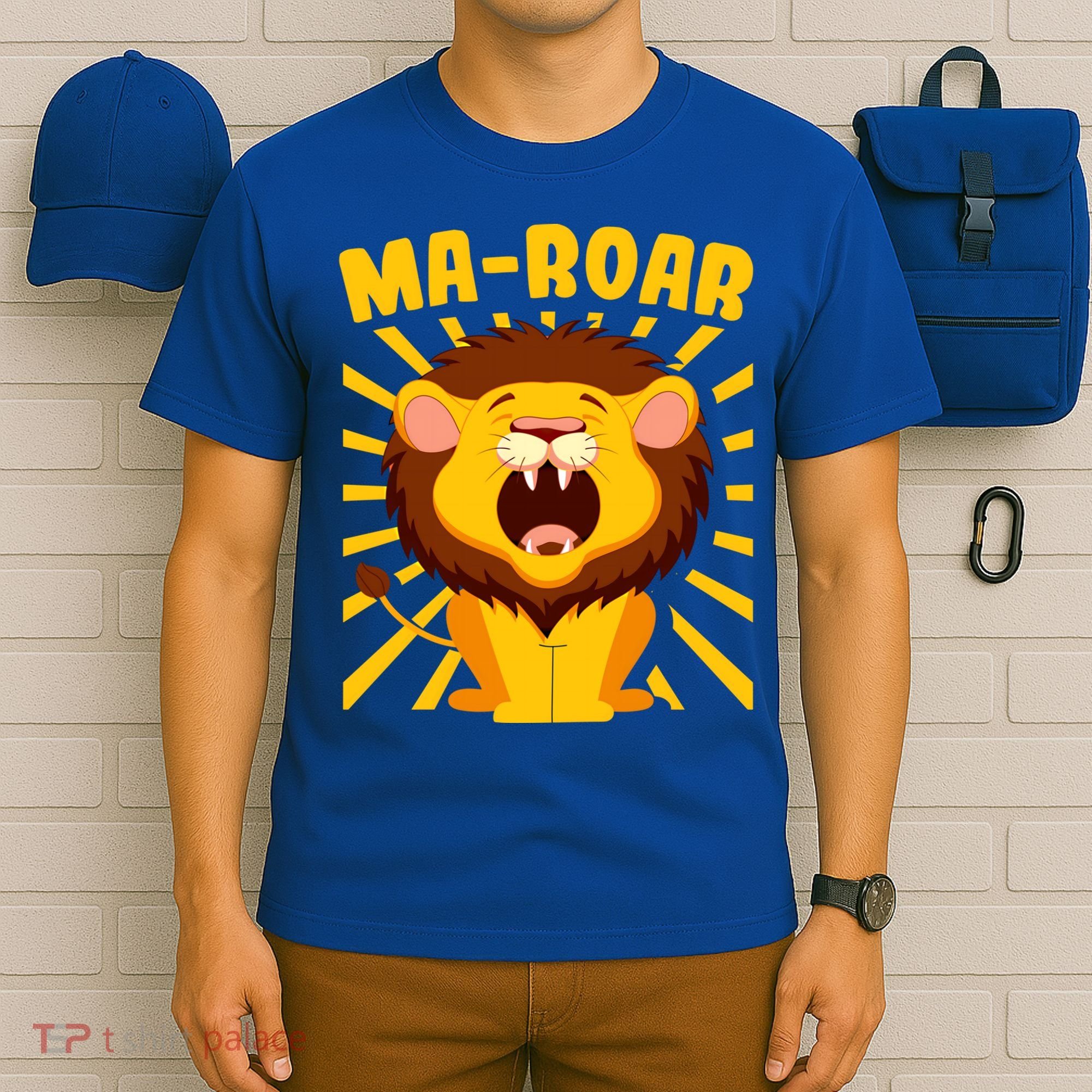 Passover Jewish Days Lion Roaring Hebrew Kindergarten Family Gift T-Shirt