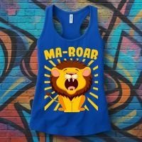 Passover Jewish Days Lion Roaring Hebrew Kindergarten Family Gift Women's Tank Top thumb 3