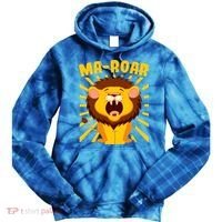 Passover Jewish Days Lion Roaring Hebrew Kindergarten Family Gift Tie Dye Hoodie thumb 0