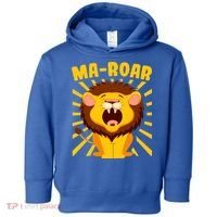 Passover Jewish Days Lion Roaring Hebrew Kindergarten Family Gift Toddler Hoodie thumb 0