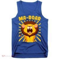Passover Jewish Days Lion Roaring Hebrew Kindergarten Family Gift Tank Top thumb 0