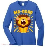 Passover Jewish Days Lion Roaring Hebrew Kindergarten Family Gift Women's Long Sleeve Shirt thumb 0