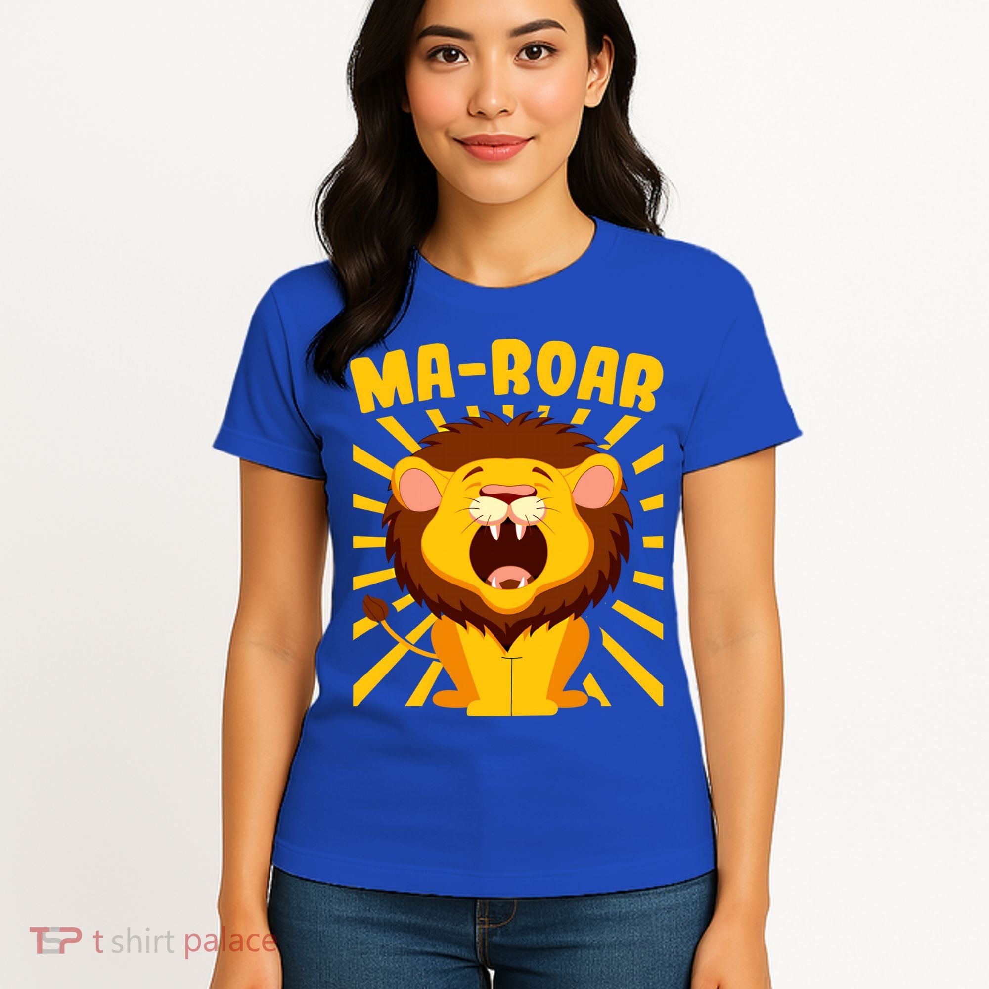 Passover Jewish Days Lion Roaring Hebrew Kindergarten Family Gift Women's T-Shirt