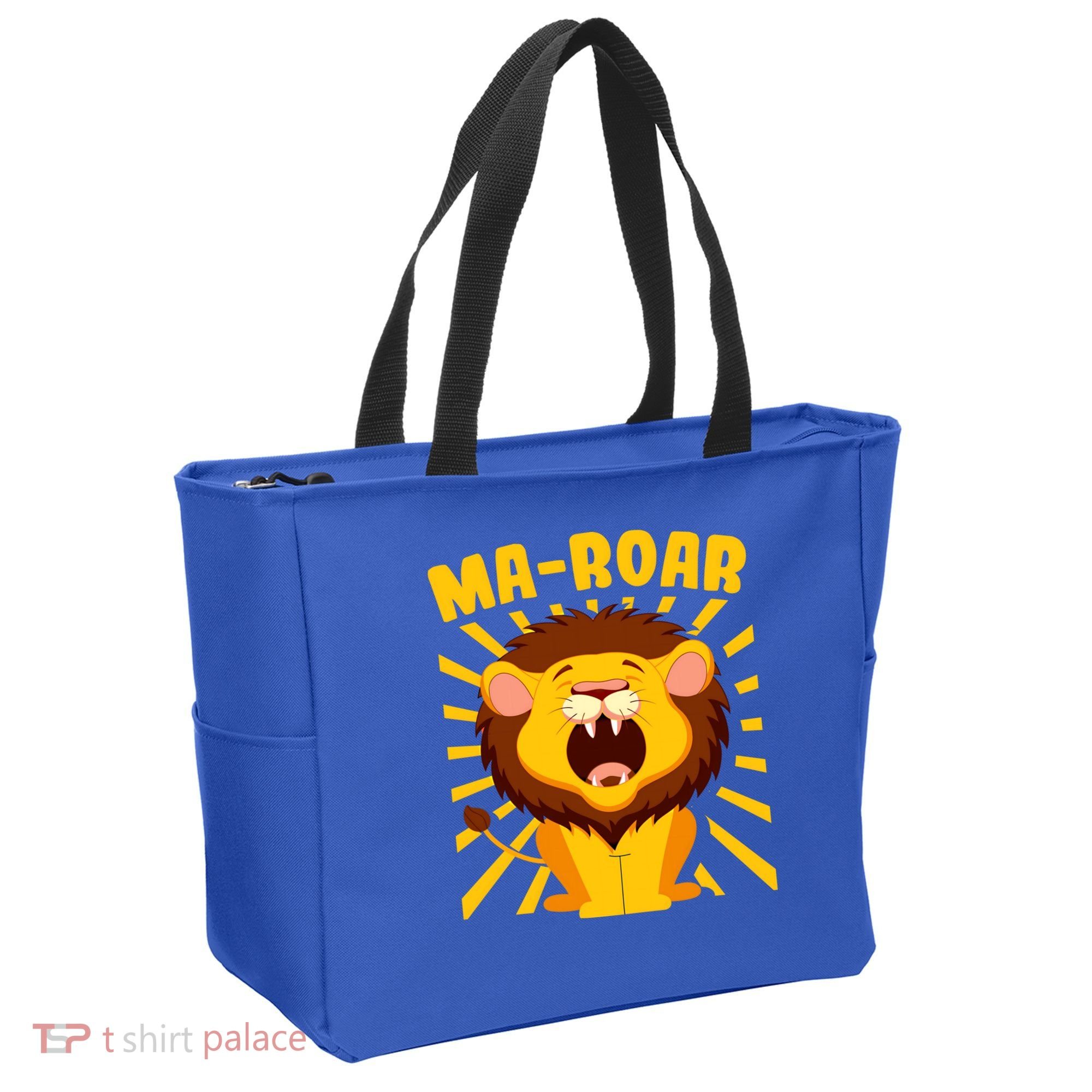 Passover Jewish Days Lion Roaring Hebrew Kindergarten Family Gift Tote Bag