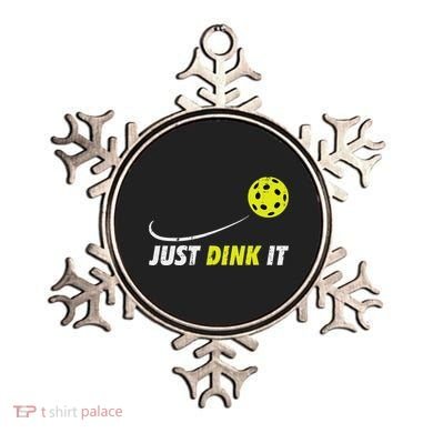 Pickleball Just Dink It Funny Pickle Ball Ornament