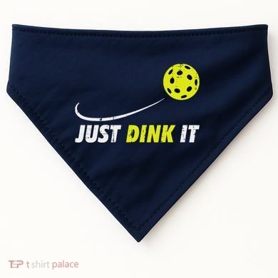 Pickleball Just Dink It Funny Pickle Ball USA-Made Doggie Bandana