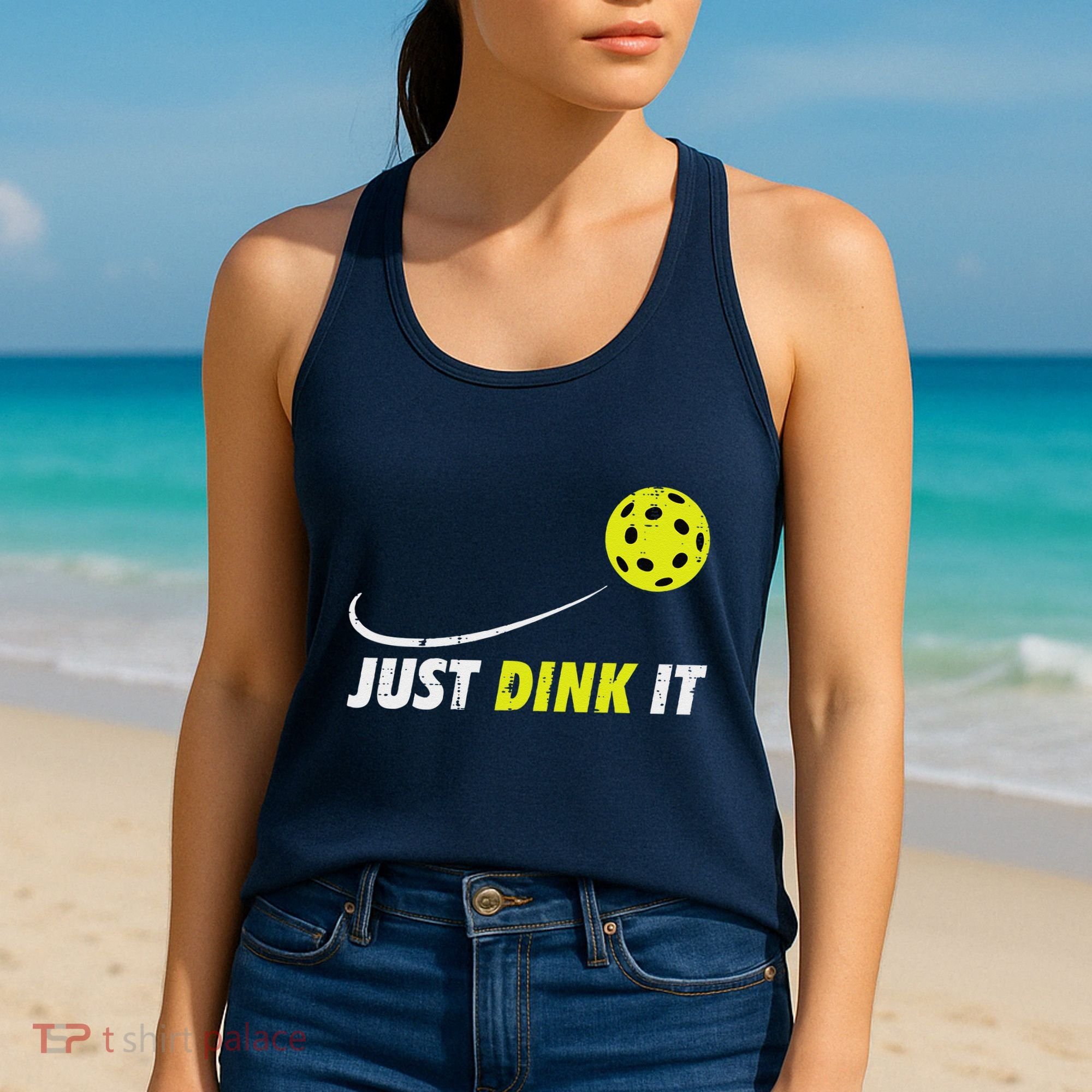 Pickleball Just Dink It Funny Pickle Ball Women's Tank Top