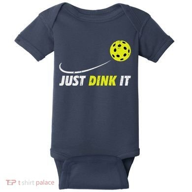 Pickleball Just Dink It Funny Pickle Ball Baby Bodysuit