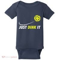Pickleball Just Dink It Funny Pickle Ball Baby Bodysuit thumb 0