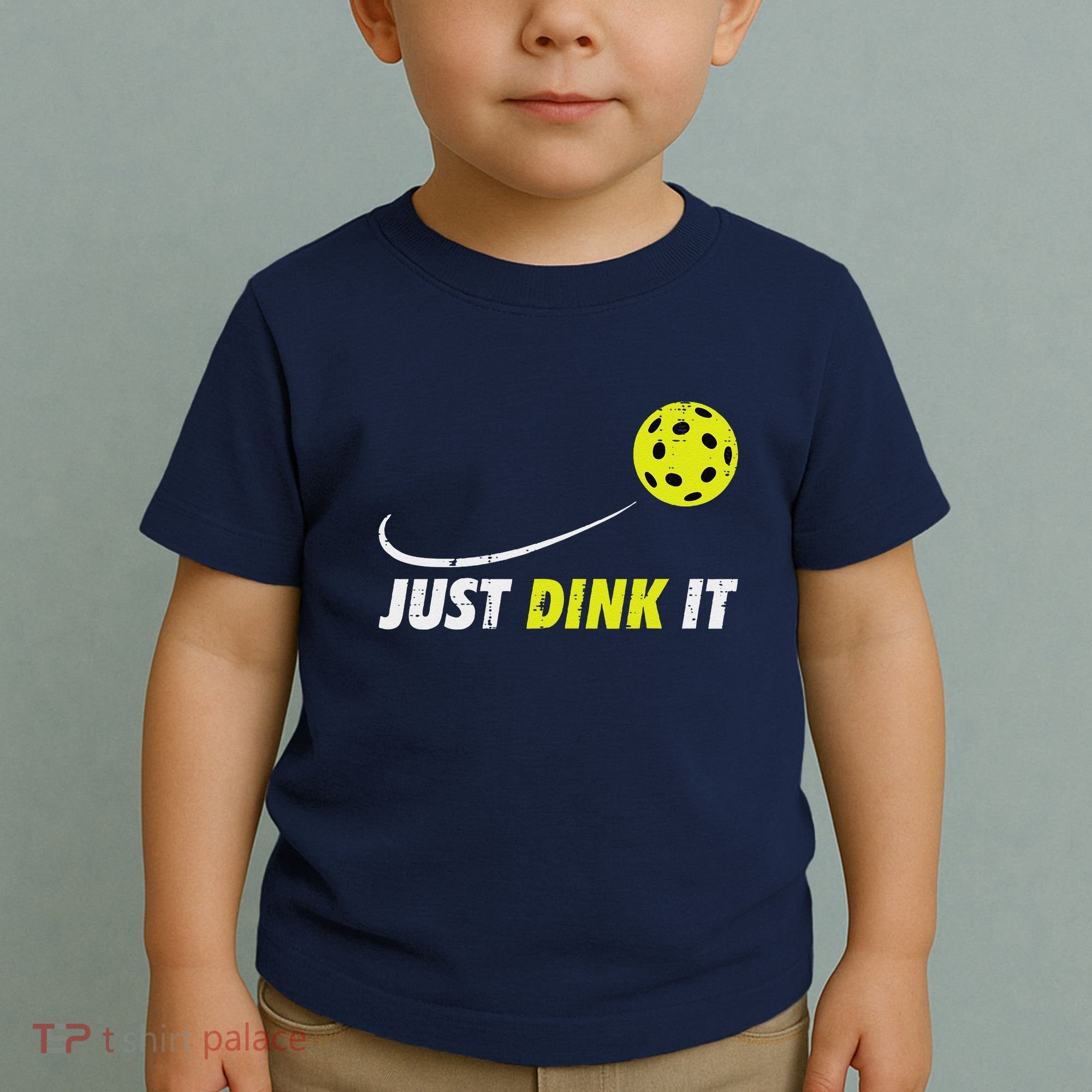 Pickleball Just Dink It Funny Pickle Ball Toddler T-Shirt