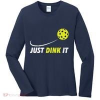 Pickleball Just Dink It Funny Pickle Ball Women's Long Sleeve Shirt thumb 0