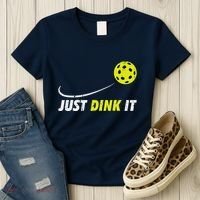 Pickleball Just Dink It Funny Pickle Ball Women's T-Shirt thumb 3