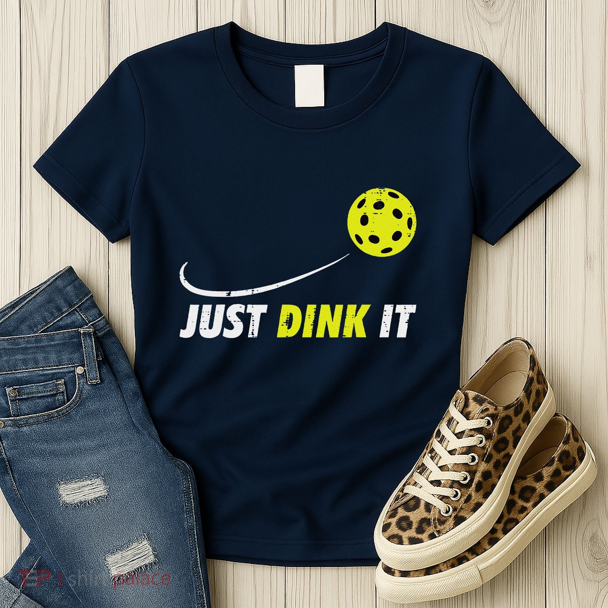 Pickleball Just Dink It Funny Pickle Ball Women's T-Shirt