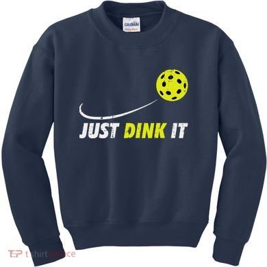 Pickleball Just Dink It Funny Pickle Ball Kids Sweatshirt