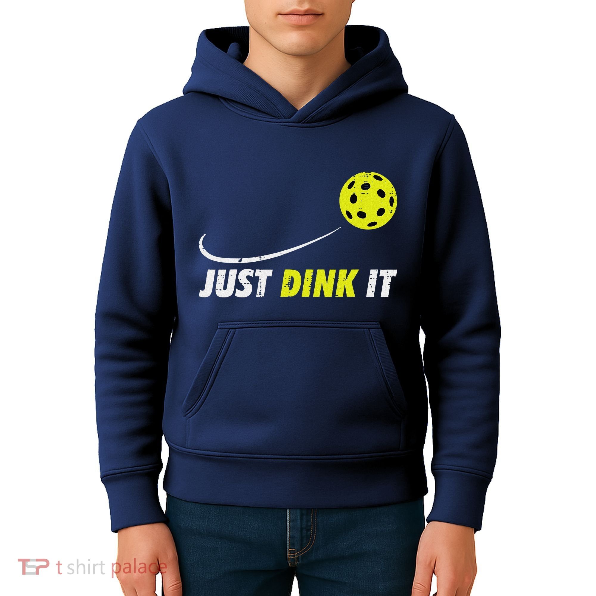 Pickleball Just Dink It Funny Pickle Ball Kids Hoodie