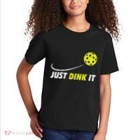 Pickleball Just Dink It Funny Pickle Ball Kids T-Shirt thumb 2