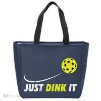 Pickleball Just Dink It Funny Pickle Ball Tote Bag thumb 0
