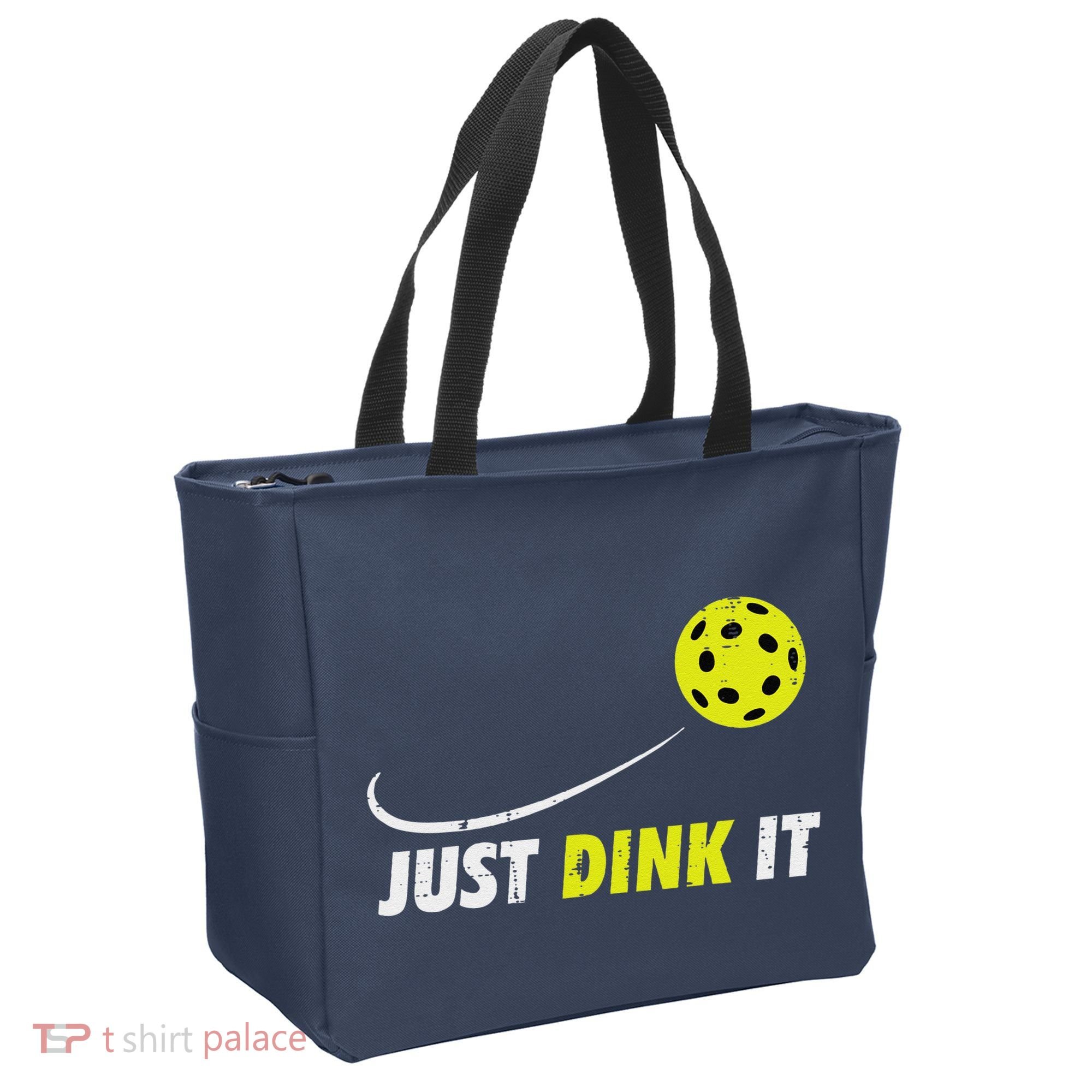 Pickleball Just Dink It Funny Pickle Ball Tote Bag