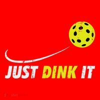 Pickleball Just Dink It Funny Pickle Ball Santa Hat thumb 1