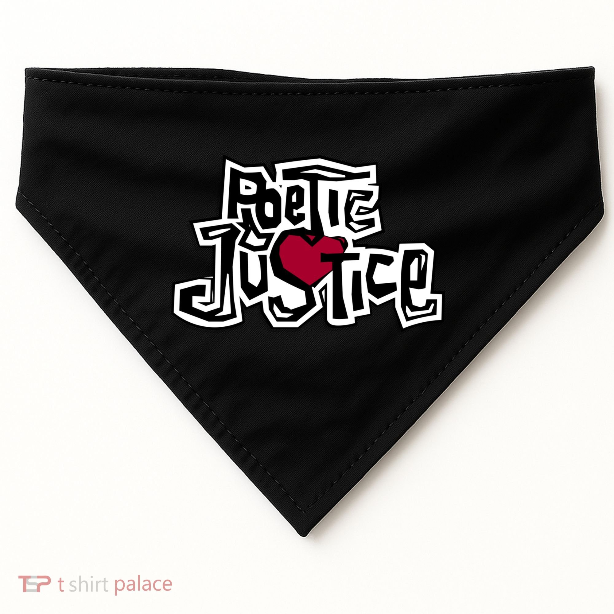 Poetic Justice From Old School HIPHOP USA-Made Doggie Bandana