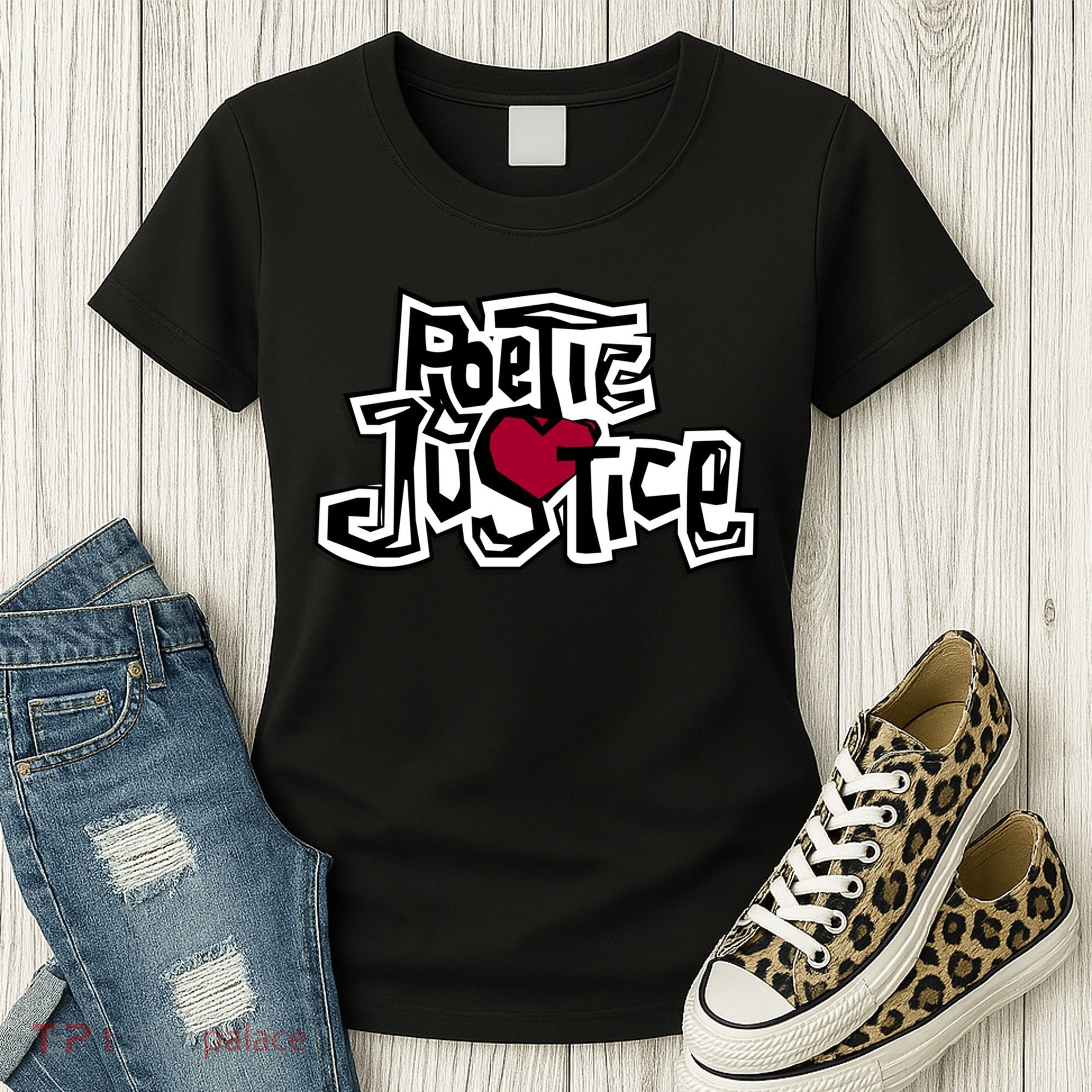Poetic Justice From Old School HIPHOP Women's T-Shirt