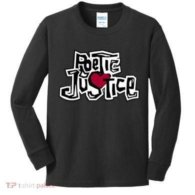 Poetic Justice From Old School HIPHOP Kids Long Sleeve Shirt