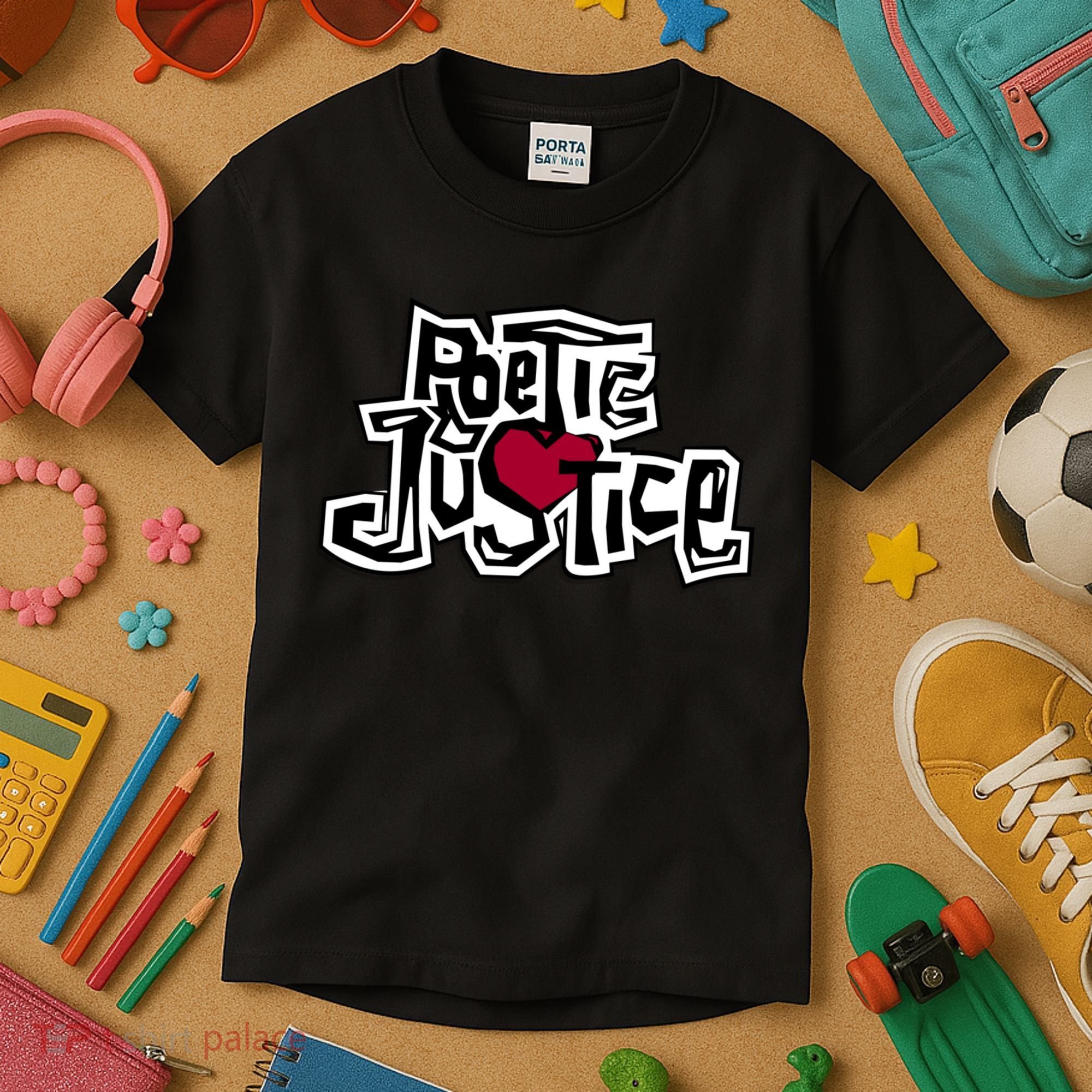 Poetic Justice From Old School HIPHOP Kids T-Shirt