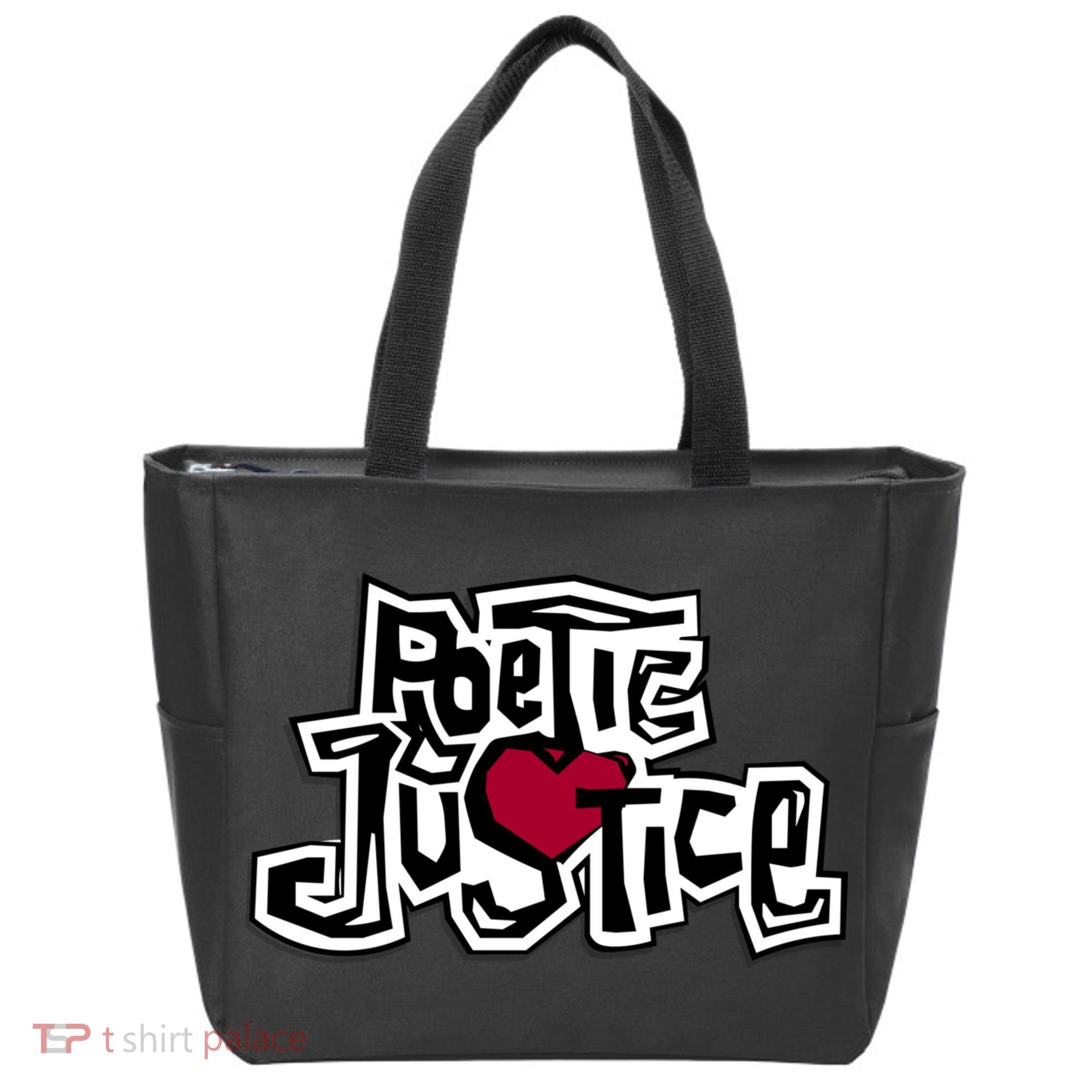 Poetic Justice From Old School HIPHOP Tote Bag
