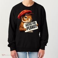 P’Nut Justice For Pnut Pnut Justice For Peanut The Squirrel Women's Sweatshirt thumb 0