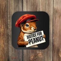 P’Nut Justice For Pnut Pnut Justice For Peanut The Squirrel Coaster thumb 0