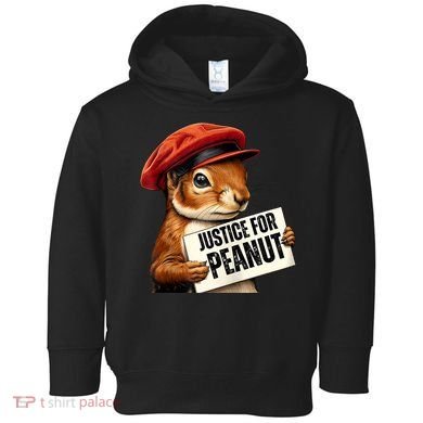 P’Nut Justice For Pnut Pnut Justice For Peanut The Squirrel Toddler Hoodie
