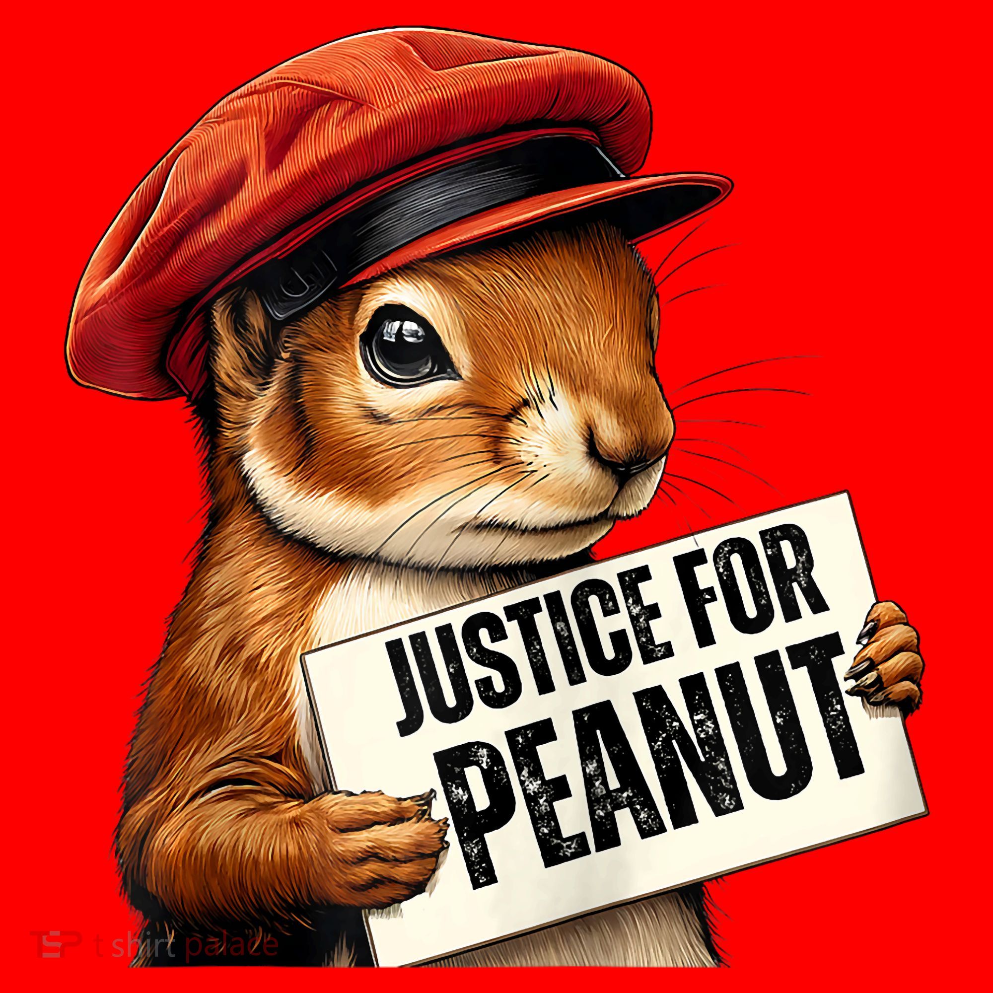 P’Nut Justice For Pnut Pnut Justice For Peanut The Squirrel Santa Hat