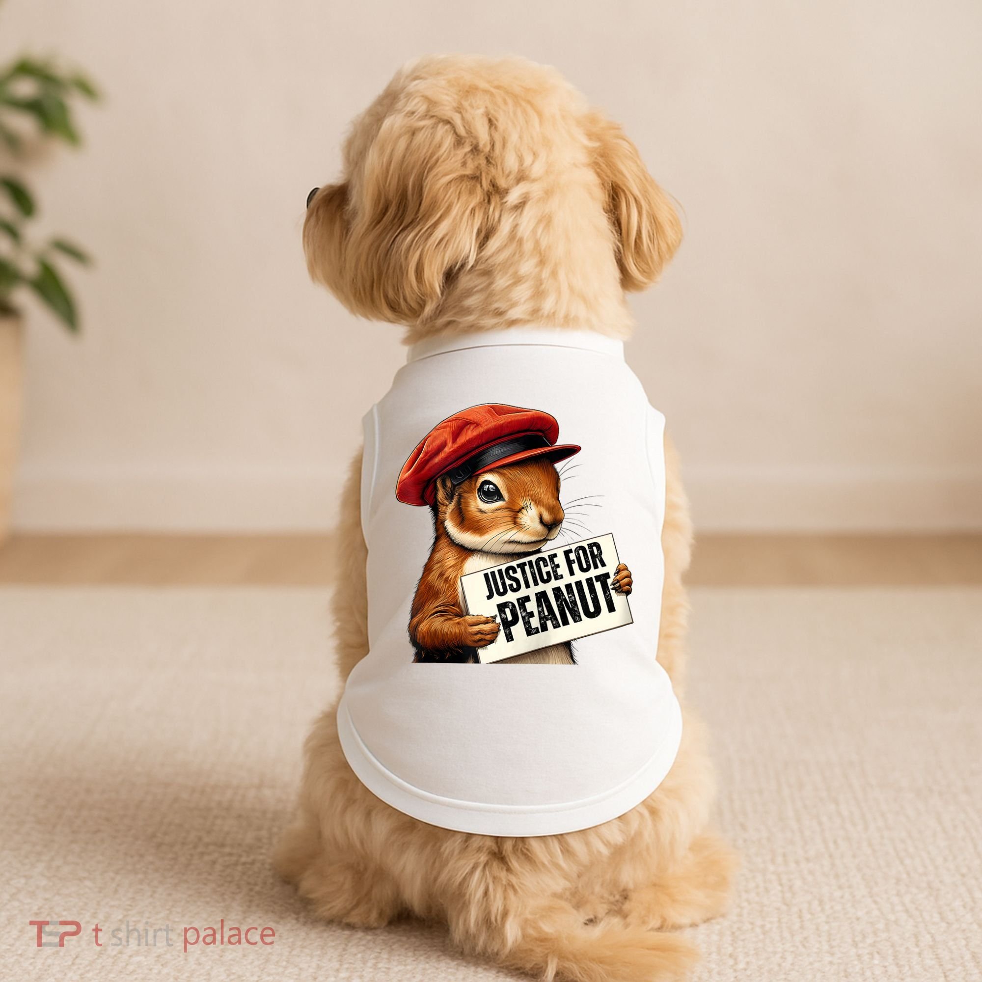 P’Nut Justice For Pnut Pnut Justice For Peanut The Squirrel Doggie Tank