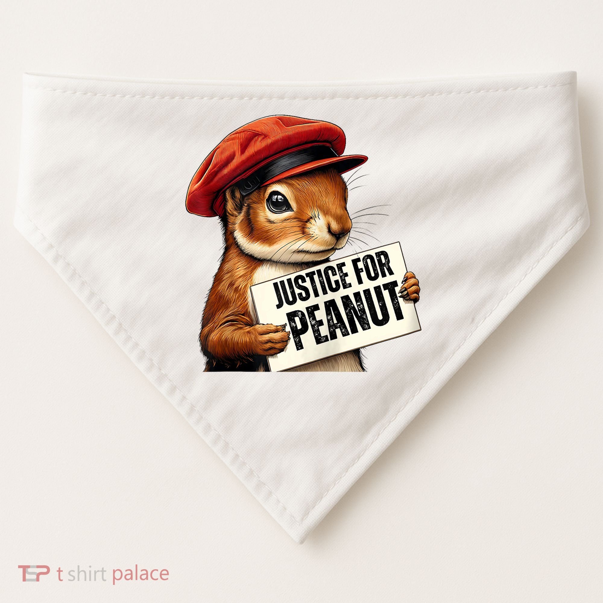 P’Nut Justice For Pnut Pnut Justice For Peanut The Squirrel USA-Made Doggie Bandana
