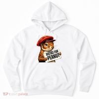 P’Nut Justice For Pnut Pnut Justice For Peanut The Squirrel Hoodie thumb 0