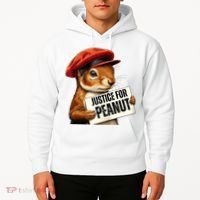 P’Nut Justice For Pnut Pnut Justice For Peanut The Squirrel Hoodie thumb 2