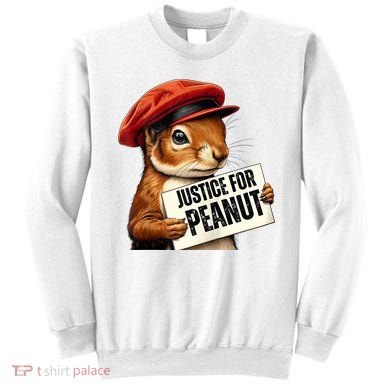 P’Nut Justice For Pnut Pnut Justice For Peanut The Squirrel Sweatshirt
