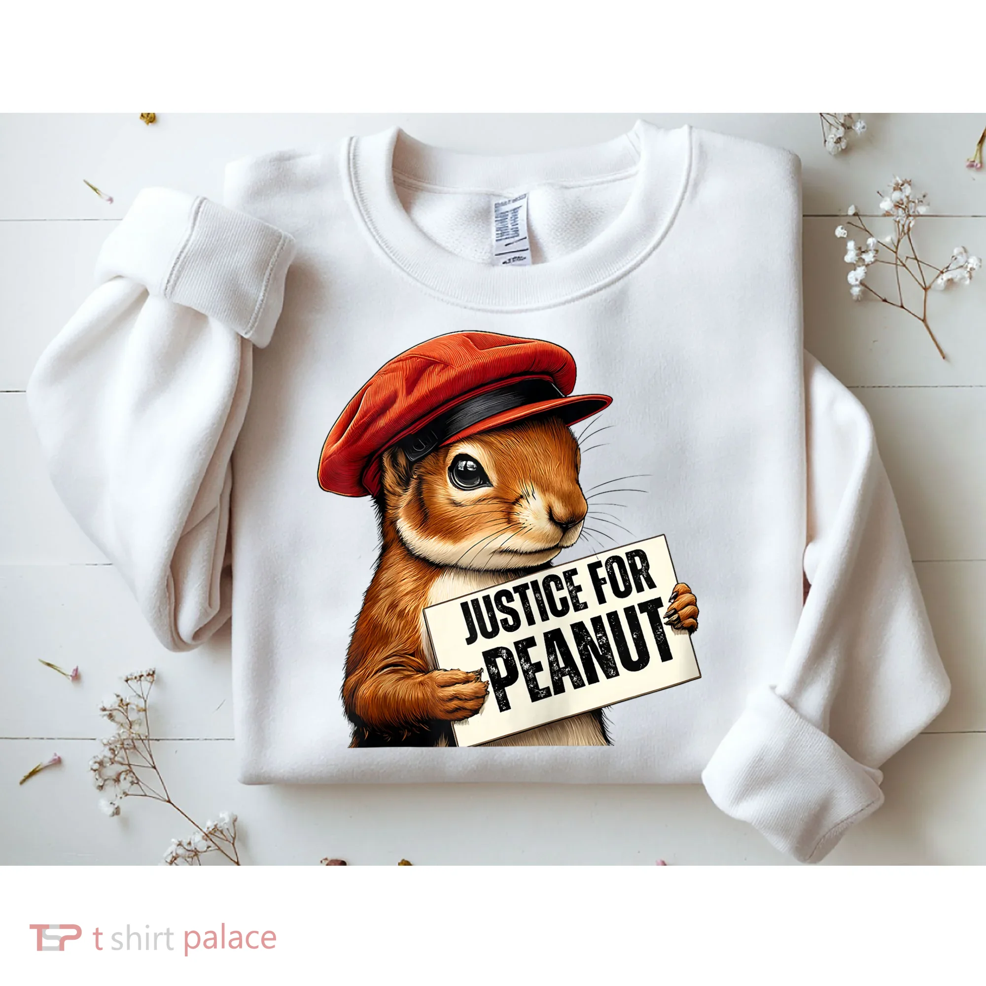 P’Nut Justice For Pnut Pnut Justice For Peanut The Squirrel Sweatshirt