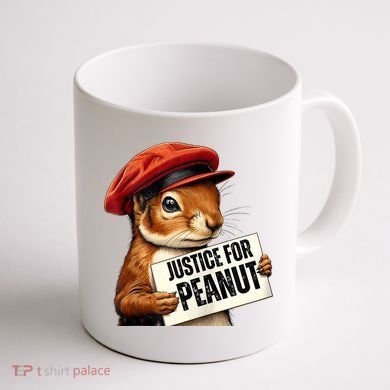 P’Nut Justice For Pnut Pnut Justice For Peanut The Squirrel Coffee Mug back
